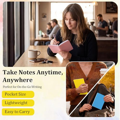 100 Pack A5 Composition Notebooks Bulk 5"x8" Notebooks Vivid Color (100 Count)
