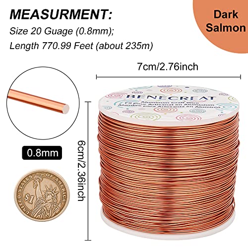 20 Gauge 770FT Aluminum Wire Anodized Jewelry Craft Making (770 Foot)
