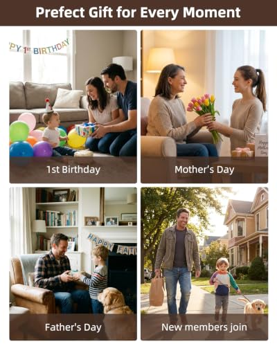 11Pcs Family Handprint Kit DIY Hand and Footprint Casting Kit with Keepsake Photo Frame