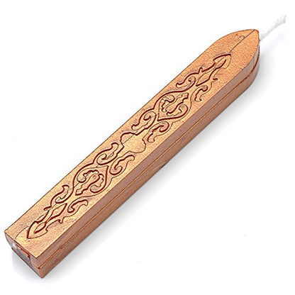 5 Pcs Sealing Wax Sticks with Wicks for Wax Seal Stamp (5 Count)