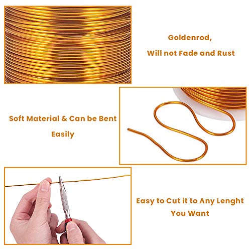 15 Gauge 220FT Aluminum Wire Anodized Jewelry Craft Making Beading Floral Colored Aluminum Craft Wire (220 Foot)
