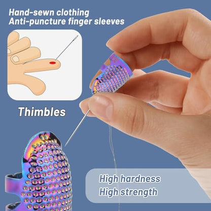 8 Pcs Sewing Thimbles