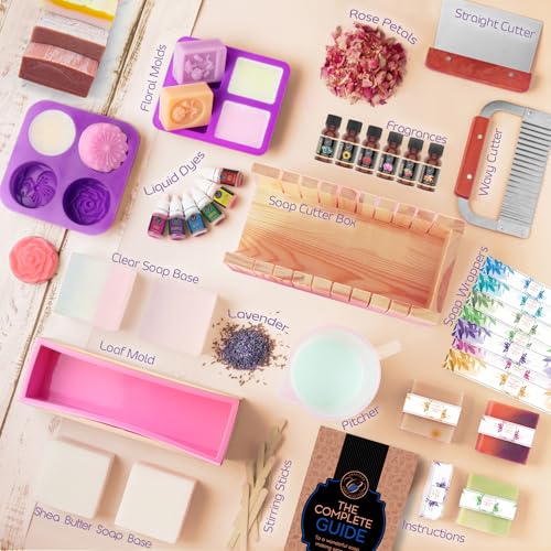 Large 𝗣𝗥𝗘𝗠𝗜𝗨𝗠 Deluxe Soap Making Kit