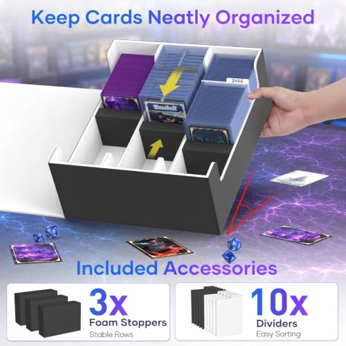 Card Deck Case for Trading Cards 1800+