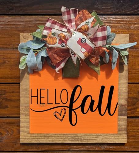 Fall Stencils for Painting on Wood Half Circle Stencils for Crafts Reusable (13 Count)