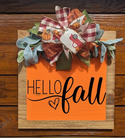Fall Stencils for Painting on Wood Half Circle Stencils for Crafts Reusable (13 Count)