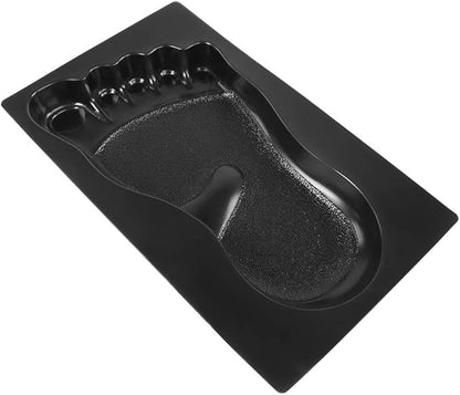 2 Pack Footprint Stepping Stone Mold, Footprints for DIY Feet Walkway Stepping Stones Concrete Cement Mold for Making into Concrete Stepping Stones