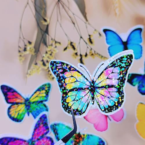 36 Sheets Holographic Sticker Paper Clear Self (36 Count)