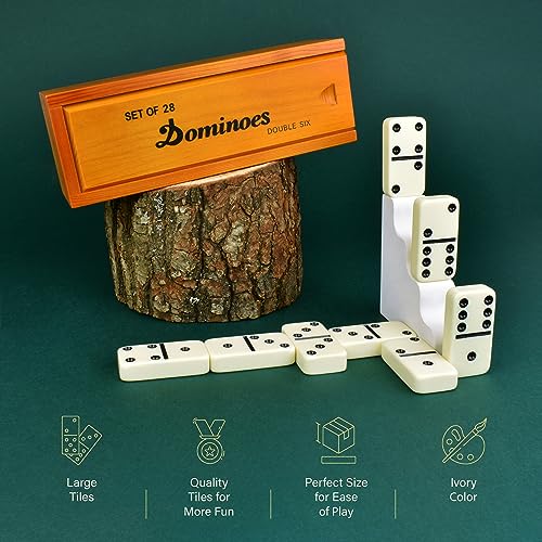 Jumbo Dominoes Set for Adults and Kids