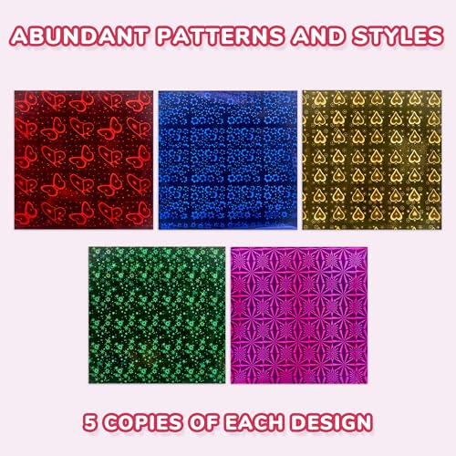 Iridescent Laser Origami Paper (50 Count)