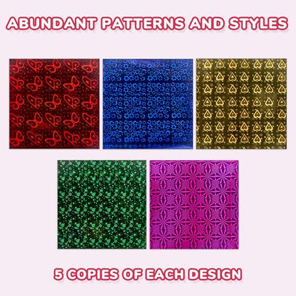 Iridescent Laser Origami Paper (50 Count)