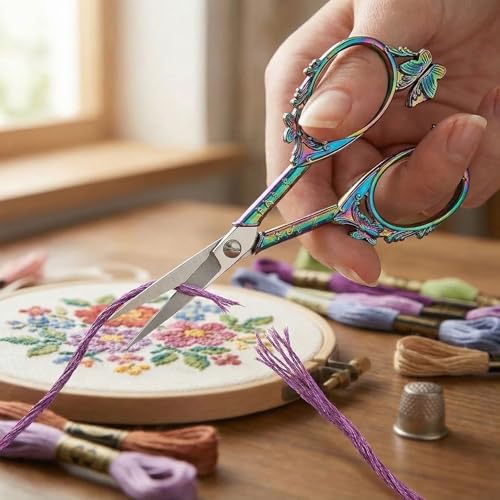 Crochet Scissors with Cover