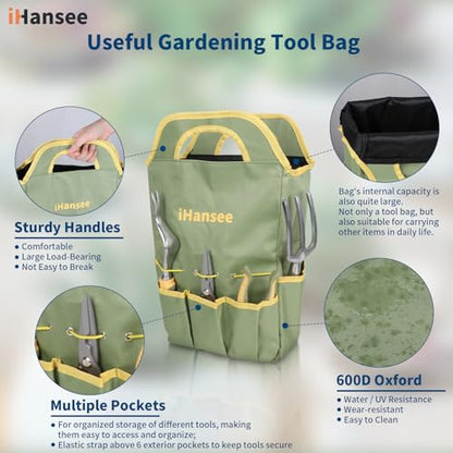 Green Garden Tools Set 12 (12 Count)