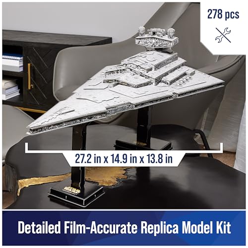 4D Build Star Wars Deluxe Imperial Star Destroyer 3D Model Kit