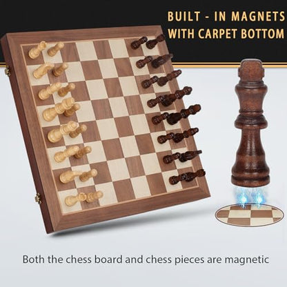 Magnetic Wooden Chess Set