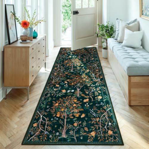 Boho Floral 2x6 Kitchen Runner Rug