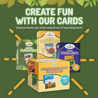 100 Animal Insect & Ocean Creatures Real Picture Flash Cards