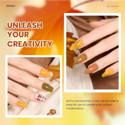 Beetles Fall Gel Nail Polish Set (5 Fl Oz)