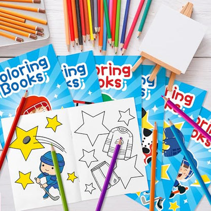 Ice Hockey Coloring Book (24 Count)