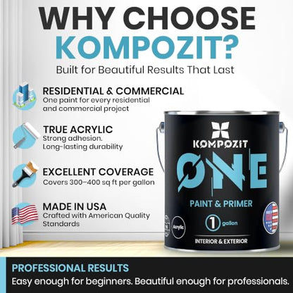 KOMPOZIT Acrylic Paint & Primer (126 Fl Oz)
