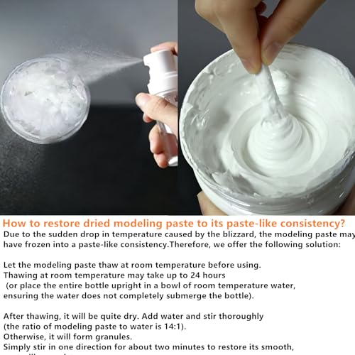 Acrylic Modeling Paste 3D Art Texture Paste 9.88oz (9.8767 Ounce)