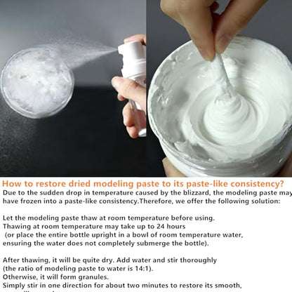 Acrylic Modeling Paste 3D Art Texture Paste 9.88oz (9.8767 Ounce)