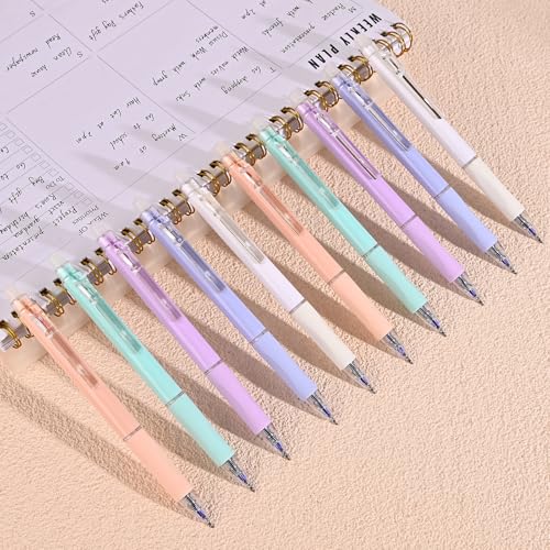 10 Pcs Retractable Erasable Gel Pens (10 Count)