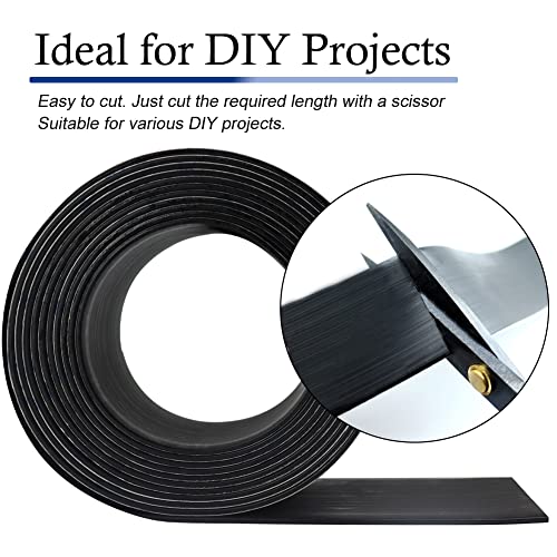 Neoprene Rubber Strips with Adhesive Backing Rubber Sheets (40 Foot)