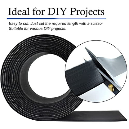 Neoprene Rubber Strips with Adhesive Backing Rubber Sheets (40 Foot)