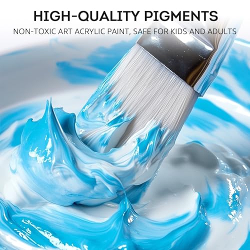 Bulk Acrylic Paint Set (169 Fl Oz)