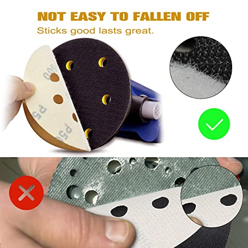 100PCS 5 Inch Sanding Discs 100 Grit Random Orbit Sander Sandpaper (100 Count)