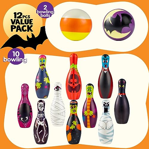 Halloween Foam Bowling Set for Kids Toys Party Supplies