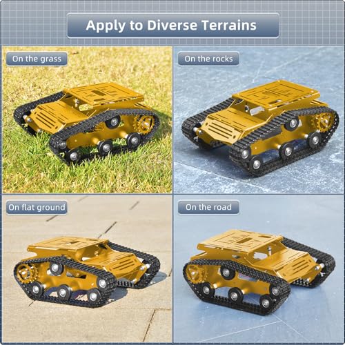 Tank Car Chassis with Encoder Motor