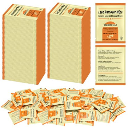 50 Pack Lead Remover Wipes for Shooting Hand Surface (50 Count)