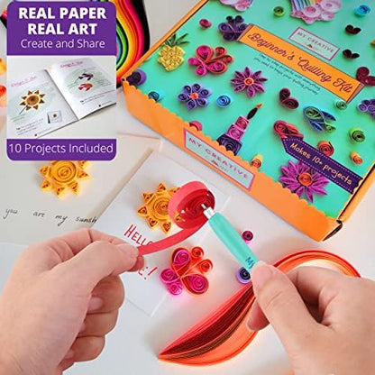 Beginner's Quilling Kit for Kids and Adults