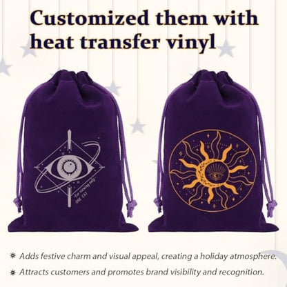 20pcs Velvet Bags Drawstring (20 Count)