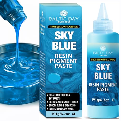 Light Blue Epoxy Resin Pigment Paste 6.7oz