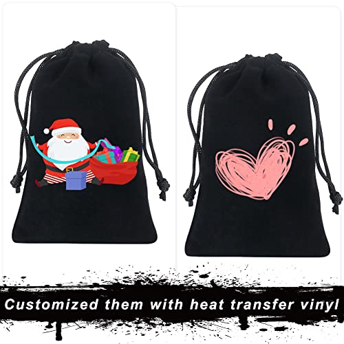 20pcs velvet bags with drawstrings (20 Count)