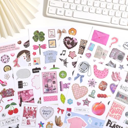1200Pcs+ Aesthetic Sticker Book