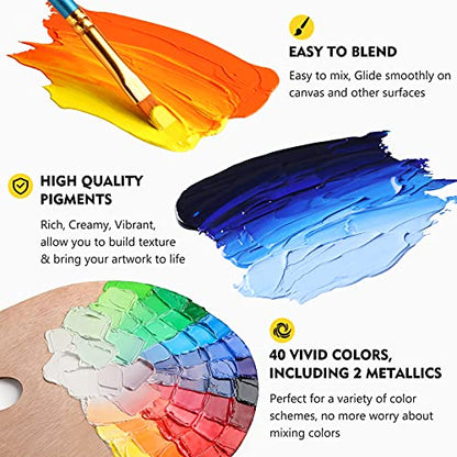 Oil Paint 40pcs (24 Fl Oz)