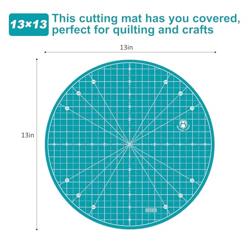 13"x13" Round Rotating Cutting Mat