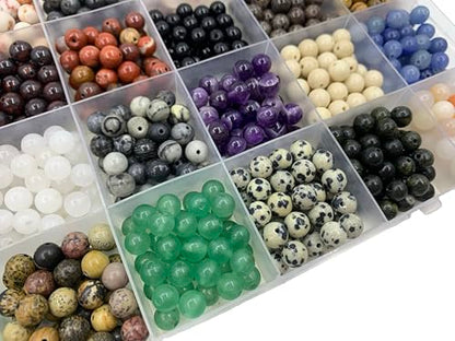 960Pcs 6mm Natural Gemstone Beads