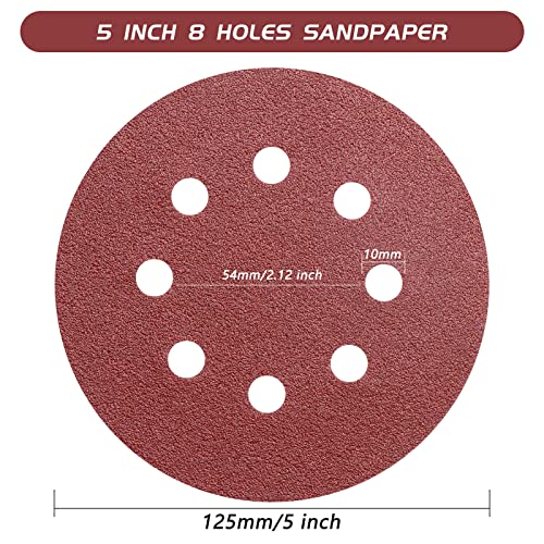 5 Inch 80 Grit Sanding Discs