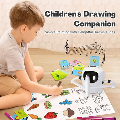 Drawing Robot for Kids with 150 Cards