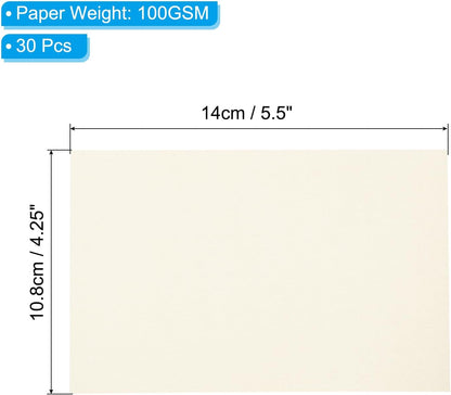 PATIKIL 30 Sheets Vellum Paper 4.25x5.5, Vellum Paper Printable Translucent Paper 100GSM Colored for Invitations Laser InkJet Printing Card Making Crafting Wedding Tracing, Light Gold