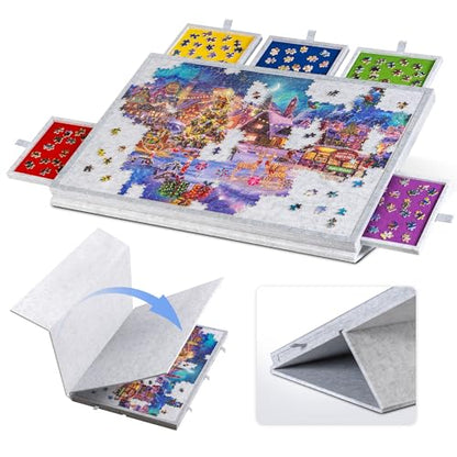 Tilting Puzzle Board with 2 (1000 Count)