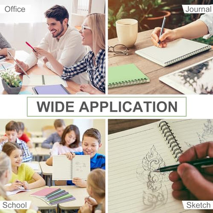 4 Pcs Spiral Notebooks (4 Count)
