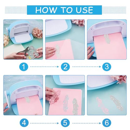 Sports Cars Cutting Dies for Card Making Repair Tools Die Cuts Tire Tracks Metal Border Die Cut Dies Stencils for DIY Scrapbooking Embossing Photo Album Craft Decor (13 Count)
