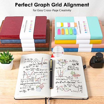5 Pack Graph Paper Notebook Bulk (5 Count)