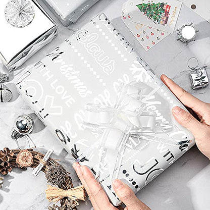 30 Inch Christmas Wrapping Paper Roll (100 Sq Ft)